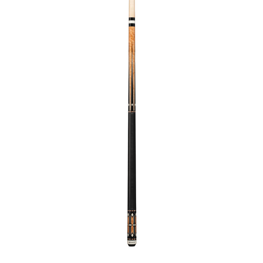 Players Light Coffee Birdseye & Imitation Bone Cue with Black Linen Wrap - photo 2